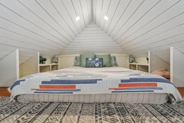 5107 Beulah Ave, Chattanooga, TN 37409 - bedroom with vaulted ceiling