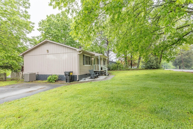 2031 Millard Rd, Soddy Daisy, TN 37379 - view of yard with central air condition unit