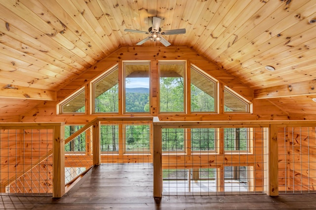 144 Hambright Rd, Reliance, TN 37369 - bonus room with a ceiling fan and wood ceiling