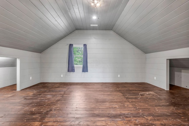 144 Hambright Rd, Reliance, TN 37369 - bonus room featuring hardwood / wood-style floors and vaulted ceiling