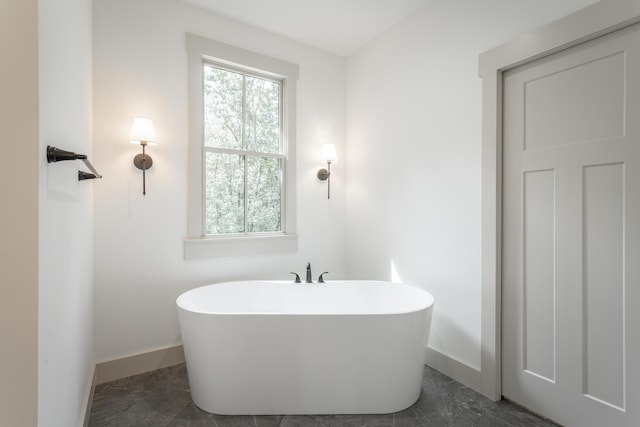 460 Spring Dr, Signal Mountain, TN 37377 - full bathroom with a soaking tub and baseboards
