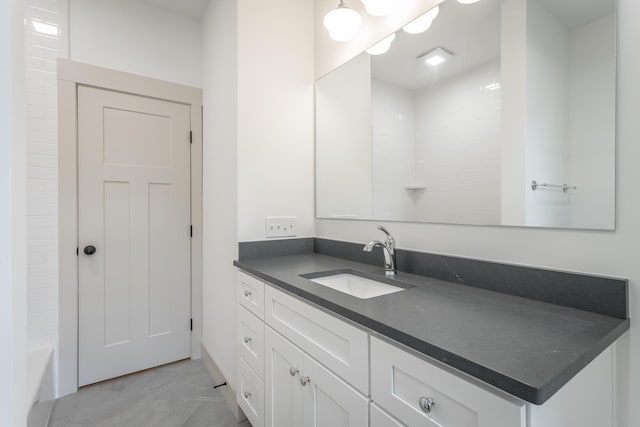 460 Spring Dr, Signal Mountain, TN 37377 - full bathroom featuring tile patterned floors and vanity
