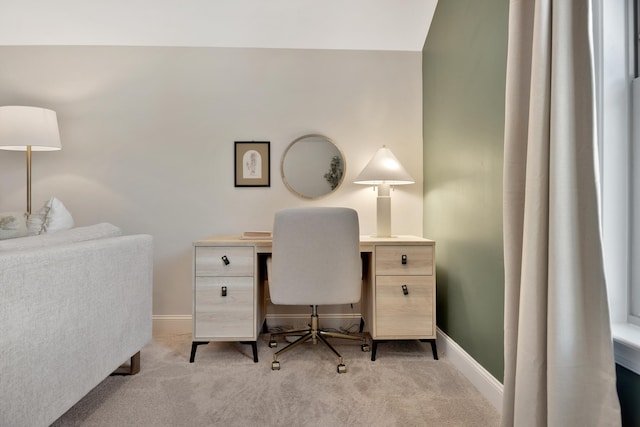 5812 Acadia Dr, Chattanooga, TN 37415 - office featuring light carpet and baseboards