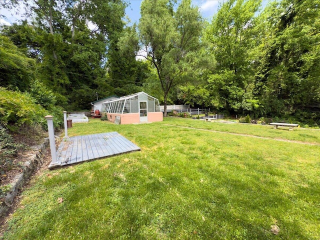 159 Gardner St, Chattanooga, TN 37411 - view of yard with a deck and fence
