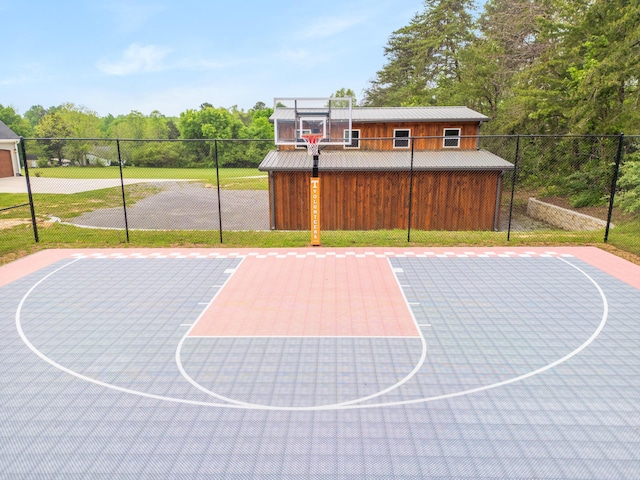 2419 Welch Rd, Soddy Daisy, TN 37379 - view of sport court with basketball court and fence