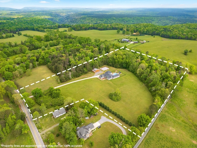 2419 Welch Rd, Soddy Daisy, TN 37379 - bird's eye view with a rural view and a wooded view