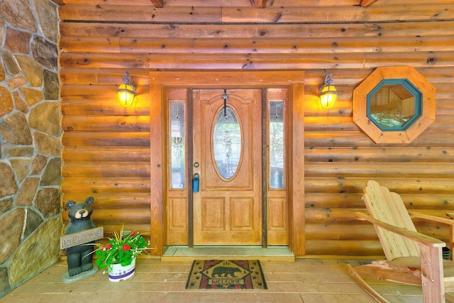 view of property entrance