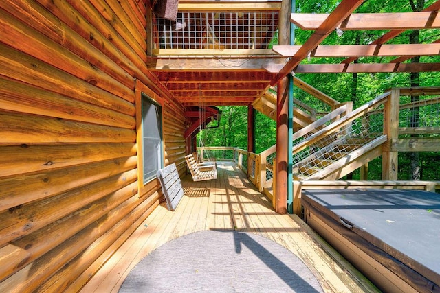 view of deck