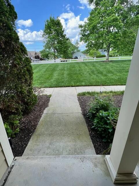 view of yard