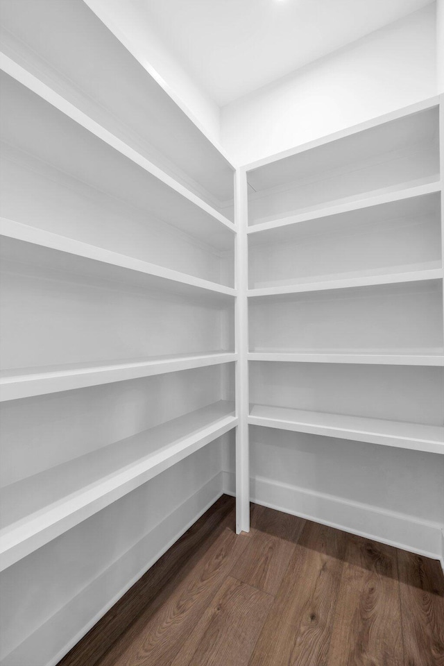 view of storage area