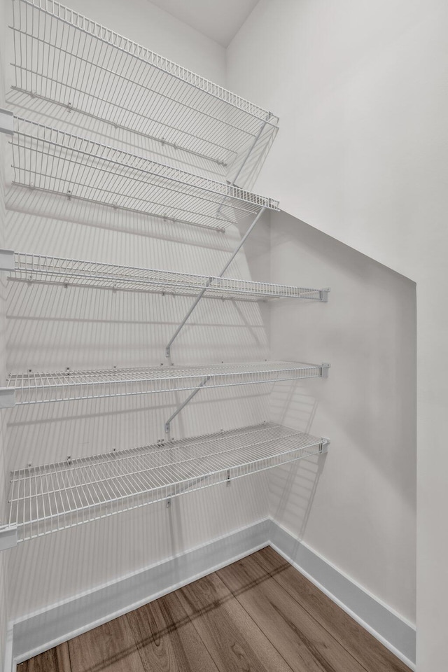 view of storage area