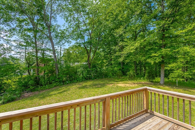 485 Woodland Dr, Jasper, TN 37347 - wooden deck with a yard