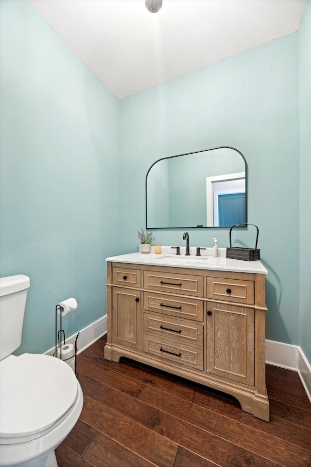 13111 Jones Gap Rd, Soddy Daisy, TN 37379 - bathroom featuring vanity and wood finished floors