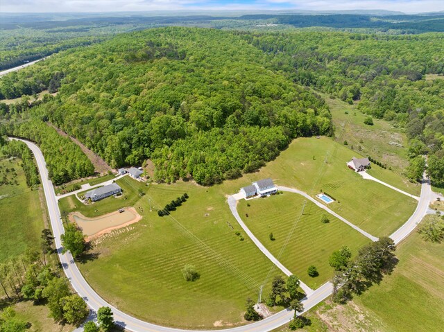13111 Jones Gap Rd, Soddy Daisy, TN 37379 - aerial overview of property's location with a forest and rural landscape