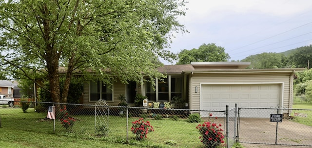 3421 Franklin Dr, Chattanooga, TN 37419 - single story home featuring concrete driveway and a garage