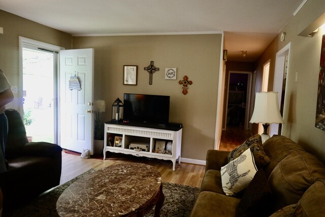 3421 Franklin Dr, Chattanooga, TN 37419 - living room with wood finished floors
