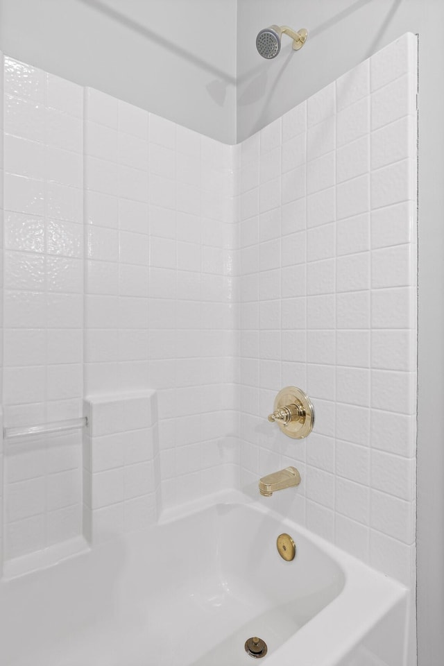 bathroom featuring bathtub / shower combination