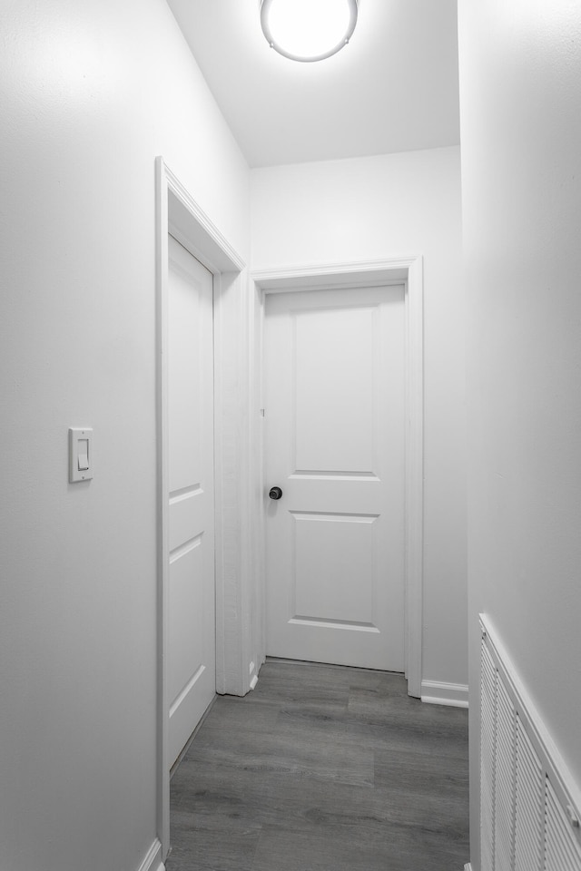 504 1st St, Lafayette, GA 30728 - corridor with dark wood-style floors