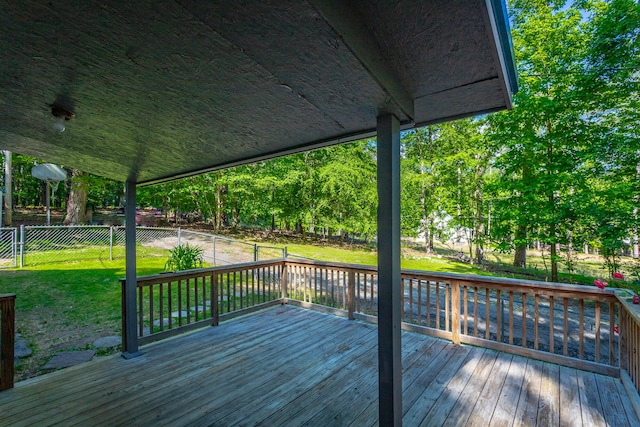 504 1st St, Lafayette, GA 30728 - view of wooden terrace