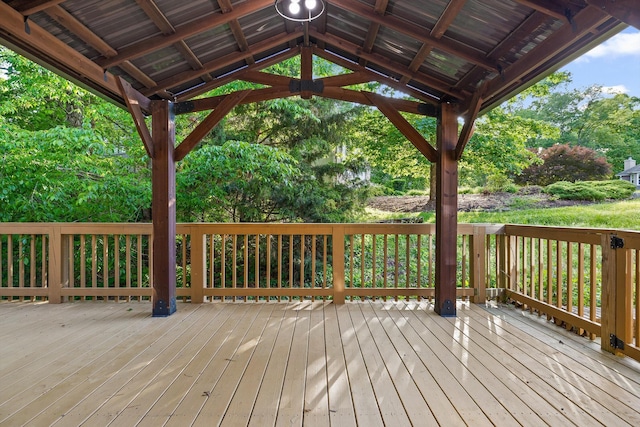 9240 Shay Cv, Ooltewah, TN 37363 - deck with a gazebo