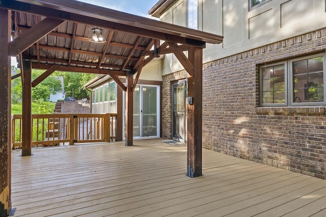 9240 Shay Cv, Ooltewah, TN 37363 - view of wooden terrace