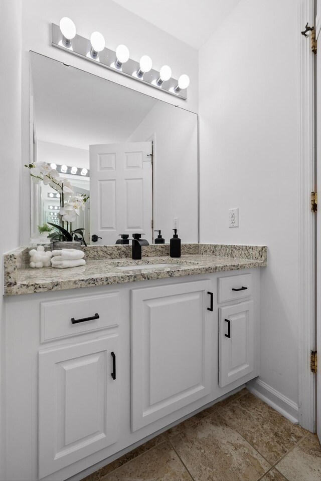 9240 Shay Cv, Ooltewah, TN 37363 - bathroom with vanity and tile patterned floors