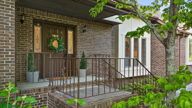 9240 Shay Cv, Ooltewah, TN 37363 - entrance to property featuring brick siding