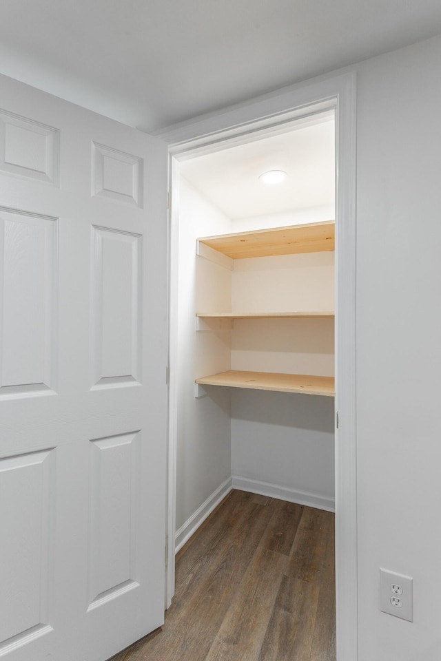 view of closet