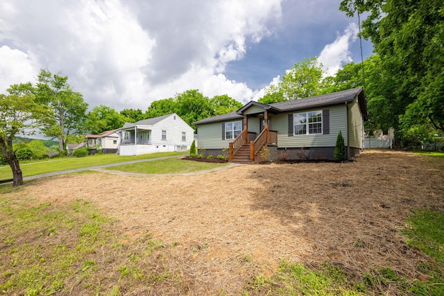 378 Warren St, Rossville, GA 30741 - back of house featuring a lawn and crawl space