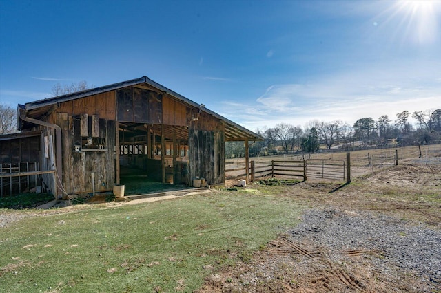 view of outbuilding with an outdoor structure and an exterior structure