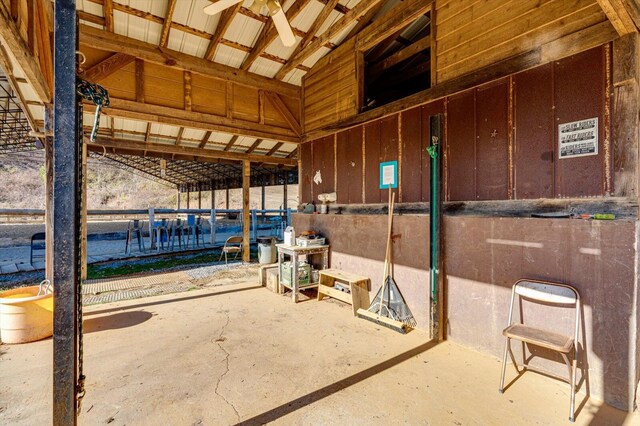 view of stable