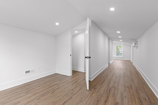 2917 Crescent Cir, Chattanooga, TN 37407 - basement featuring visible vents, recessed lighting, baseboards, and wood finished floors