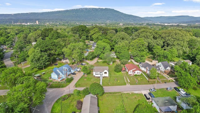 2917 Crescent Cir, Chattanooga, TN 37407 - bird's eye view featuring a residential view, a mountain view, and a forest view