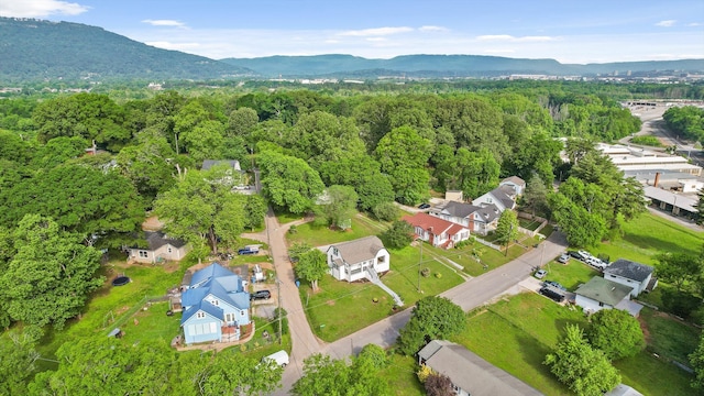 2917 Crescent Cir, Chattanooga, TN 37407 - drone / aerial view with a mountain view, a residential view, and a forest view