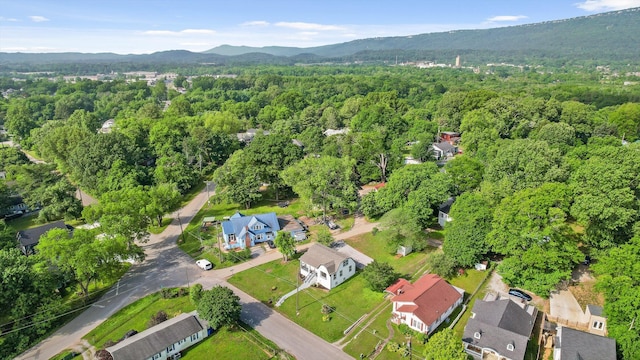 2917 Crescent Cir, Chattanooga, TN 37407 - drone / aerial view with a wooded view and a mountain view