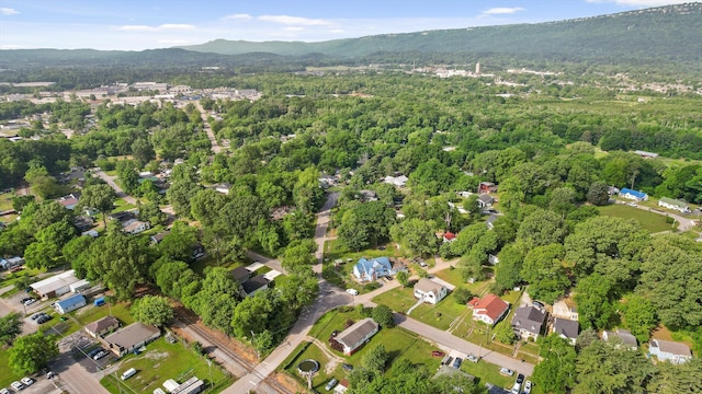 2917 Crescent Cir, Chattanooga, TN 37407 - birds eye view of property featuring a view of trees and a mountain view