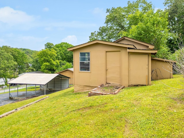 1852 N Prairie Cir, Hixson, TN 37343 - view of shed with a detached carport