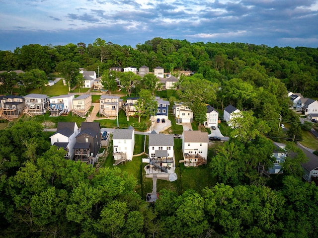 613 Ladd Ave, Chattanooga, TN 37405 - aerial view featuring a wooded view and a residential view