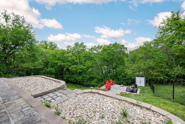 613 Ladd Ave, Chattanooga, TN 37405 - view of yard with fence and a patio