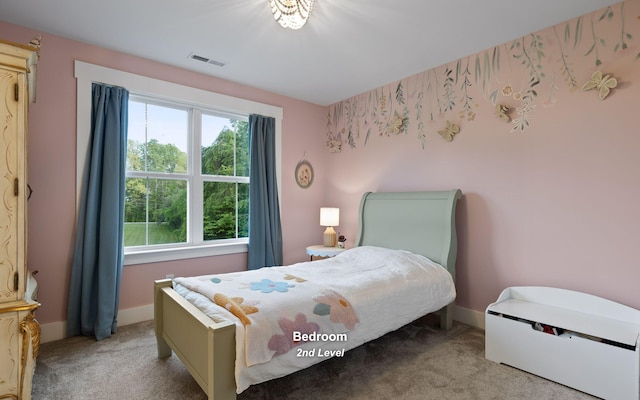 6949 Sawyer Rd, Signal Mountain, TN 37377 - bedroom featuring light colored carpet and baseboards