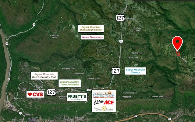 6949 Sawyer Rd, Signal Mountain, TN 37377 - map / location