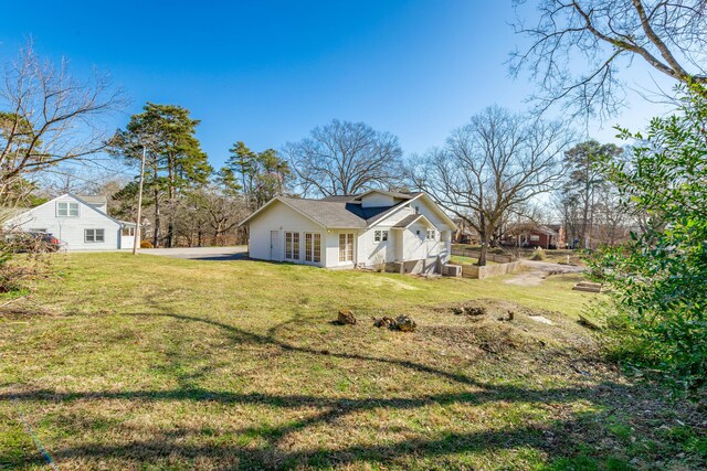 225 Hemphill Ave, Chattanooga, TN 37411 - exterior space with a yard and french doors