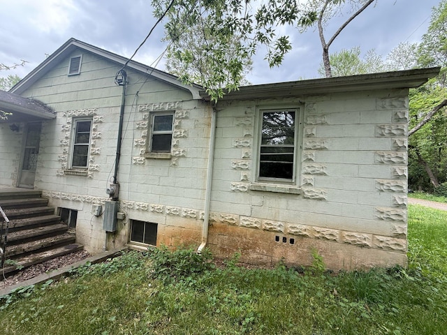 view of home's exterior