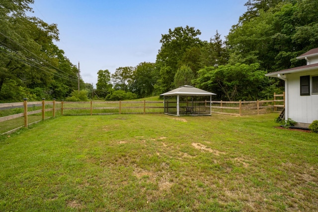 1204 N Long Hollow Rd, Chickamauga, GA 30707 - view of yard featuring a gazebo