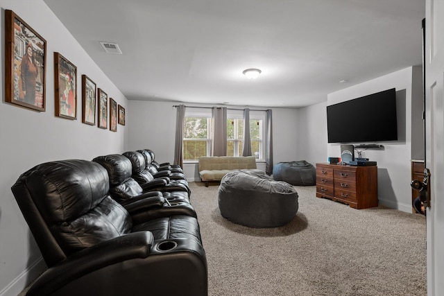 9726 Haven Port Ln, Ooltewah, TN 37363 - living room with baseboards, visible vents, and carpet