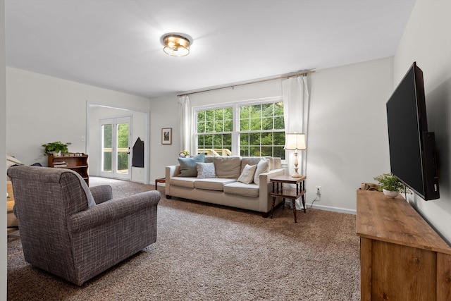 7403 Flagstone Dr, Ooltewah, TN 37363 - living area with carpet floors and baseboards