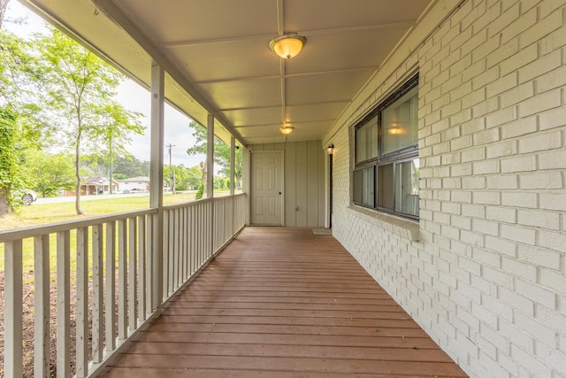 view of deck