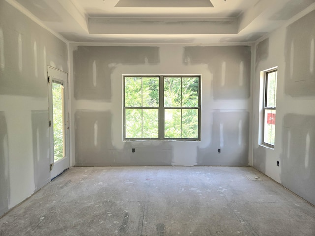 10586 Brownspring Dr Unit 113, Apison, TN 37302 - empty room featuring a tray ceiling