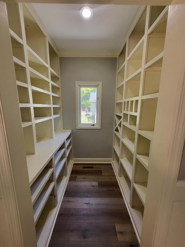 view of storage area