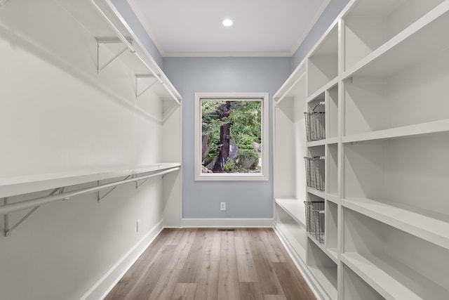 1206 Lower Brow Rd, Signal Mountain, TN 37377 - walk in closet featuring wood finished floors